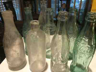 NICE - 1923 Christmas Coke And Soda Bottle Lot