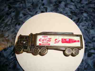 Coca Cola  Mother Of Pearl -Truck/ Pocket Knife By Colonial Providence RI USA