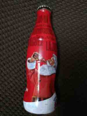 Puerto Rico Coca Cola 100 Years And 2015 Xmass Celebration Wrap Bottle Rare!!
