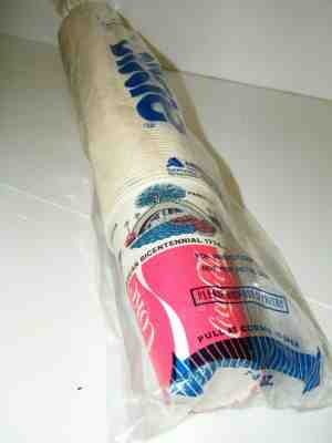 100 Coke Coca-Cola Dixie Wax Paper Cup Paseo Del Rio Zoo Bicentennial Texas 76