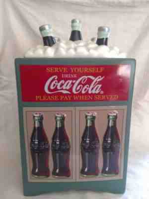 Rare Coca Cola Cookie Jar/Canaster