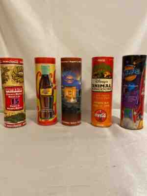 Anniversary Coca-Cola Bottle in Tube Lot. RARE VERSIONS. Lot Of 5