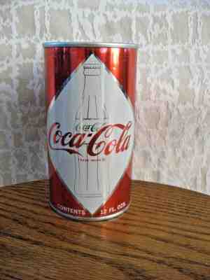 COCA-COLA SUPER CLEAN DIAMOND PULL TAB SODA CAN, SALT LAKE CITY, UTAH COKE SLC