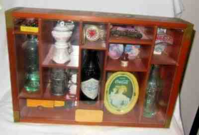 ANTIQUE COKE COLA 100 ANNIVERSARY CENTENNIAL CELEBRATION SHADOW BOX-MINT COND