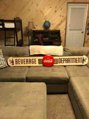Coca Cola 50,s Kay sign double sided cardboard,tin sign,excellent buttons