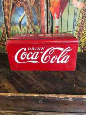 VINTAGE COCA COLA WESTINGHOUSE HALF CHEST COOLER COKE 7UP PEPSI DR PEPPER SIGN