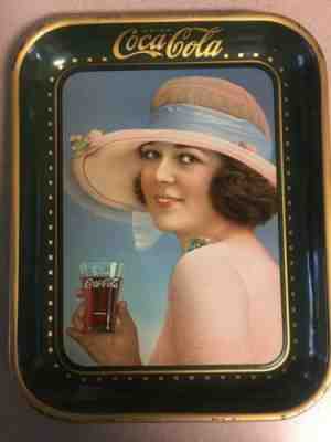 Vintage Original 1921 COCA-COLA SERVING TRAY Summer No reproduction