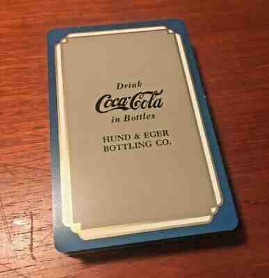 Coca Cola 1938 Deck Of Pinochle Cards Hund & Eger Bottling Co Allan Petretti 