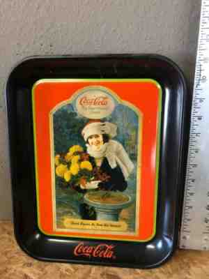 Lot of 9 Coca-Cola Collectible Antique Trays