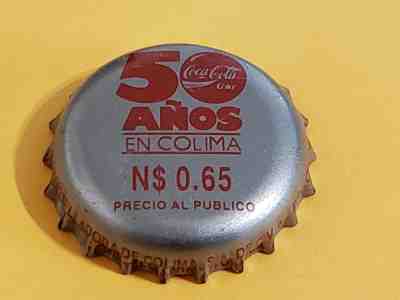 Coca Cola Mexico Soda Bottle Cap Crown Coke Beer Old 