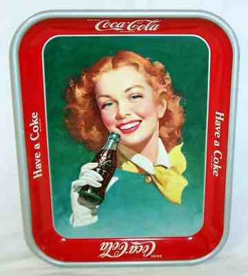 NEW 1950 - 1952 COCA COLA TRAY  NEW OLD STOCK