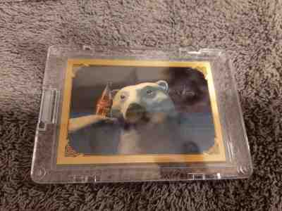 24kt. 999.9 fine gold Polar Bears Coca-Cola coke series 2 trading card # 0119
