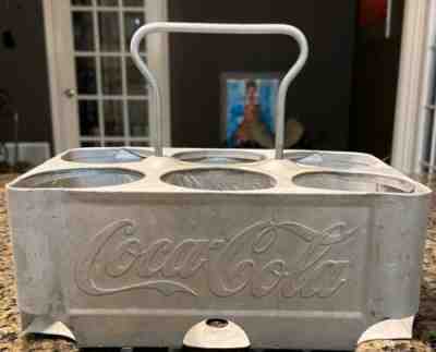 Aluminum Coca Cola 6pack holder. 1950s