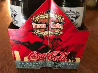 Tucson Rodeo Coca-Cola Coke Bottle Unopened Full 6 Pack Mint Cardboard Carrier