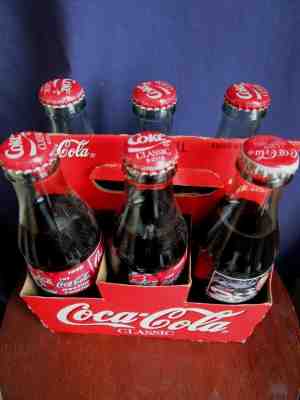  "1999 THE COCA-COLA RACING FAMILY" -  1 BOTTLE W/DALE EARNHARDT SR #3  Set of 6