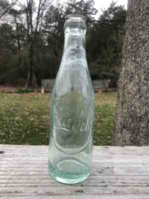 Rare Aqua Circle Curved Arrow Coke Jackson Tenn. Tennessee Coca Cola Soda Bottle