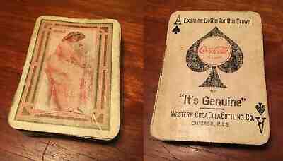 Coca Cola 1915 Deck Of Playing Cards Western Bottling Co. Chicago Allan Petretti