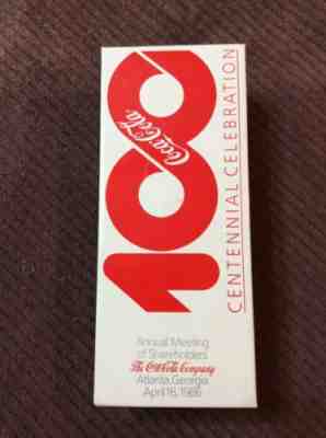 COCA COLA  CENTENNIAL CELEBRATION 100 Year Bottle .