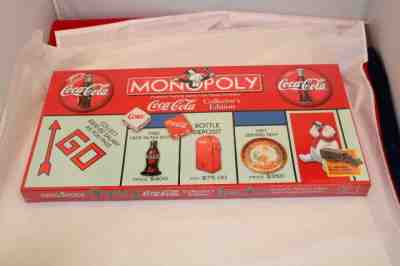Coca Cola Coke Collectors Edition Monopoly Board Game New Factory Sealed 1999