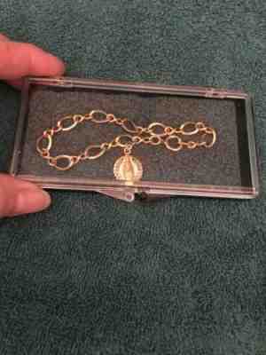 Coca Cola 30 Years Service 10kt Gold 6 Diamonds Bracelet