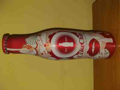 Very Rare / Exclusive Coke Club 2007 Aluminium full bottle - Hungary