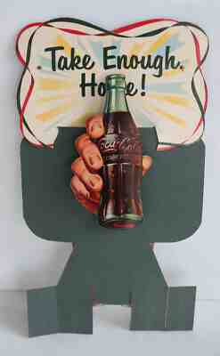 1950s Original COCA COLA ROCKING BOTTLE Motion Sign  Store Carton Display