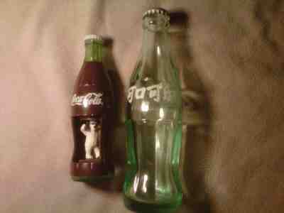 China Coca-Cola ACL bottle 192 ml with a spinning polar bear collectors item