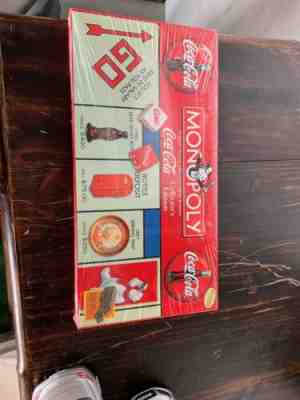 Coca Cola Coke Collectors Edition Monopoly Board Game New Factory Sealed 1999