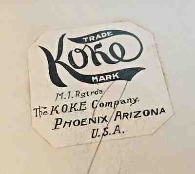 Coca-Cola vs The Koke Co 1917 Lawsuit Trademark Mexican Certificate Very Rare!