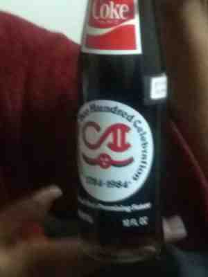 Coke Bottle From 1784 To 1984