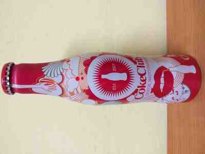 Very Rare / Exclusive Coke Club 2007 Aluminium full bottle - Hungary