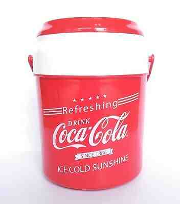NEW 2017 Coca-Cola Summer Coke Can Cooler Box Cold Drink Ice Bucket Promo Ads