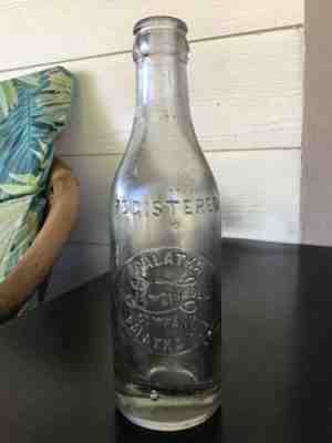 Extremely Rare Palatka FLA Pepsi Cola Straight Side Slug Plate
