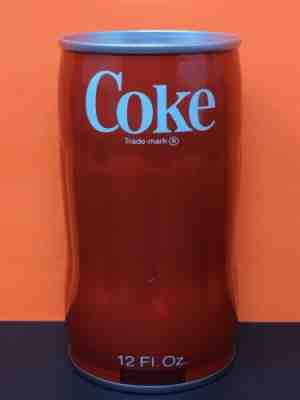 Ultra Rare Coca Cola Prototype Can Contour Sample - Awesome Pull Tab Soda Coke 