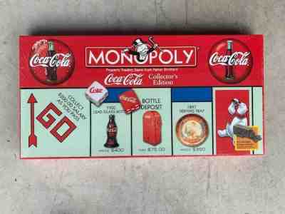 COCA COLA MONOPOLY Collector's Edition 1999 Game + Pewter Tokens New In Plastic