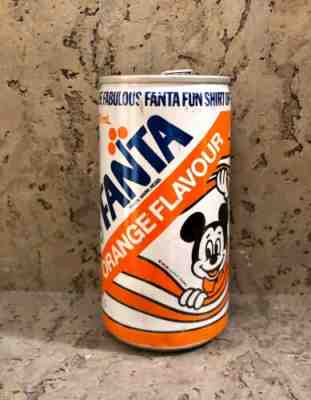 ????Fanta Can, Extremely RARE, DISNEY, Australia ???????? 1986, 375ml
