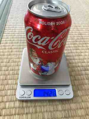 Coca Cola Holiday 2006 Collectors Factory Error Near Empty Sealed Coke Can