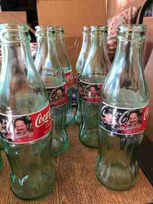 2001 Coca Cola Bottle Dale Earnhardt Sr and Dale Earnhardt Jr (Last Race)