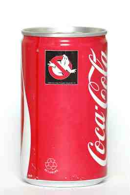 1983 Coca Cola can from Sweden, Ghostbuster