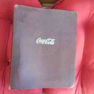 1950's 1960's COCA COLA SALES ROUTE BOOK AND ACCESSORIES LOOK