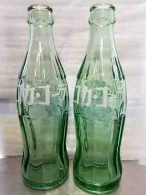 Japanese Coca Cola bottle 190 ml from Japan (2) MINT CONDITION!