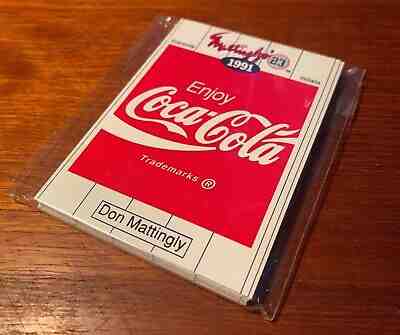 Coca Cola 1978 - 1991 Don Mattingly 15 Baseball Card Set Evansville IN Mint NOS