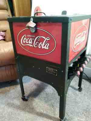 Coca Cola 1930 Original Glascock Cooler