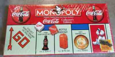 Coca Cola 1999 Collectors Edition Monopoly Board Game BRAND NEW Coke 