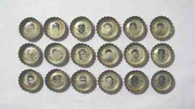 1967 Coke ATLANTA BRAVES Bottle Caps Complete Set Hank Aaron Joe Torre EXC. COND