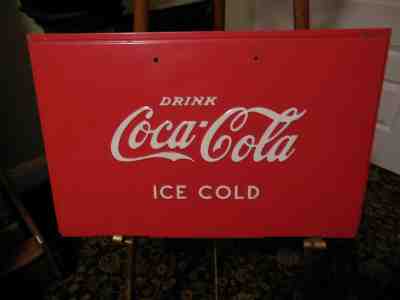 1930's WESTINGHOUSE COCA COLA JUNIOR COOLER EMBOSSED LID