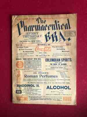 1897, Coca-Cola, "The Pharmaceutical ERA" Magazine (Scarce / Vintage)