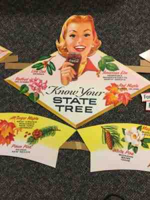 Coca Cola State Tree Festoon Cardboard
