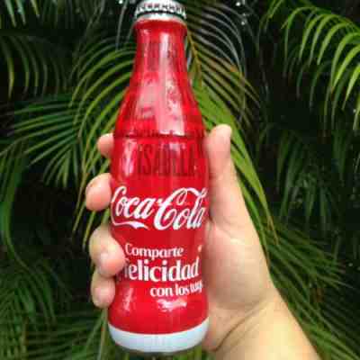 Puerto Rico Coca Cola 100 Years And 2015 Xmass Celebration Wrap Bottle Rare!!