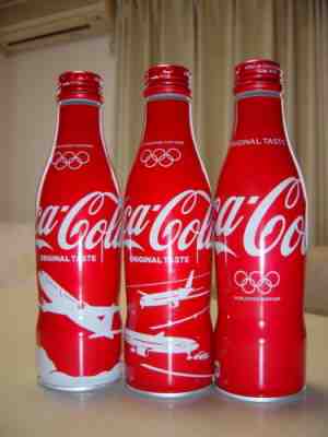 Coca-Cola JAL Bottle Tokyo 2020 Summer Olympics set Japan Only Novelty New